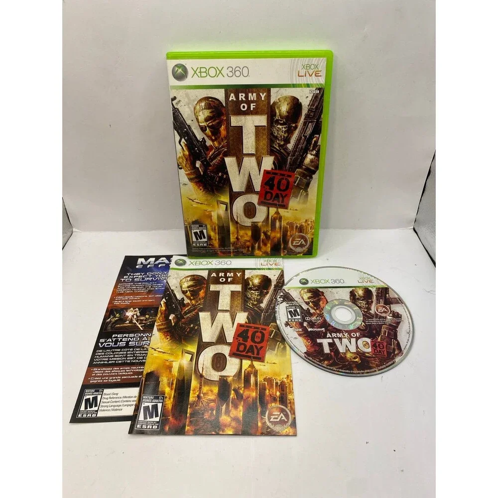 Army of Two: The 40th Day; CIB (Microsoft Xbox 360, 2010)